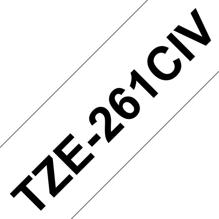 Produktbild Brother TZe261 Laminiertes Band (3.60 cm, Weiss)