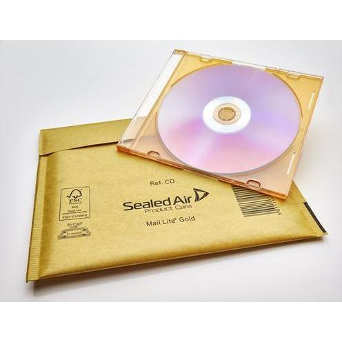 Sealed Air, Versandtasche + Luftpolstertasche, Mail Lite Umschlag Gold 10 Stück (10 x)
