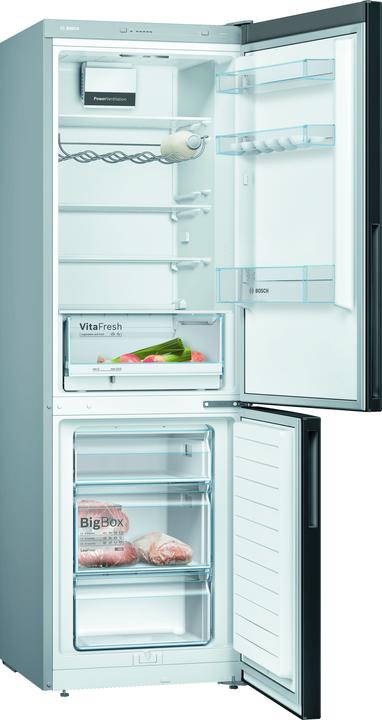 Produktbild Bosch Hausgeräte Serie 4 Freistehende KühlGefrierKombination186 x 60 cm, E (308 l)