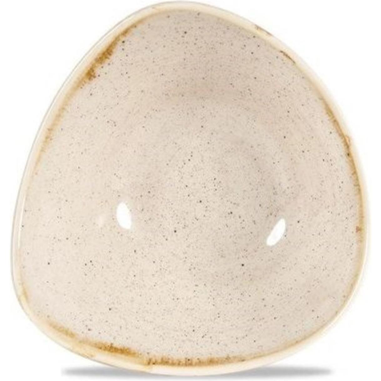 Churchill Stonecast Nutmeg Beige Triangel Teller tief 18.5cm, Teller, Beige