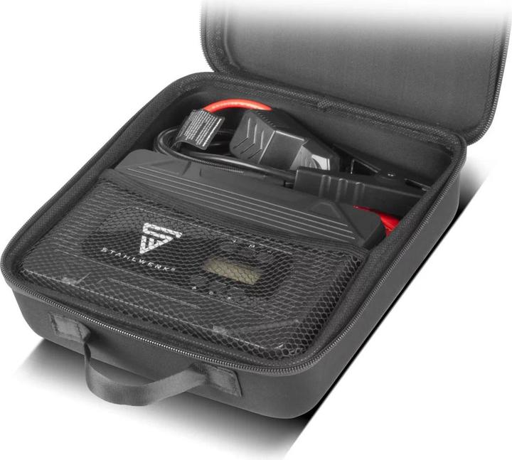 Actual product image Stahlwerk PB-1400 ST Powerbank Starthilfe 400 A 14.000 mAh Benzin- Dieselmotoren USB-Ladegerät (400 A, 14000 mAh)