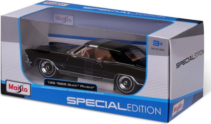 Actual product image Maisto Buick Riviera 1965 1/24 black