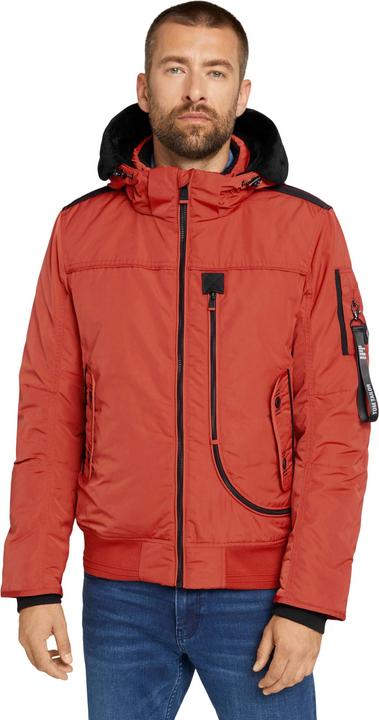 Immagine prodotto Tom Tailor Blouson con cappuccio, tasche con zip e chiusura frontale (M)