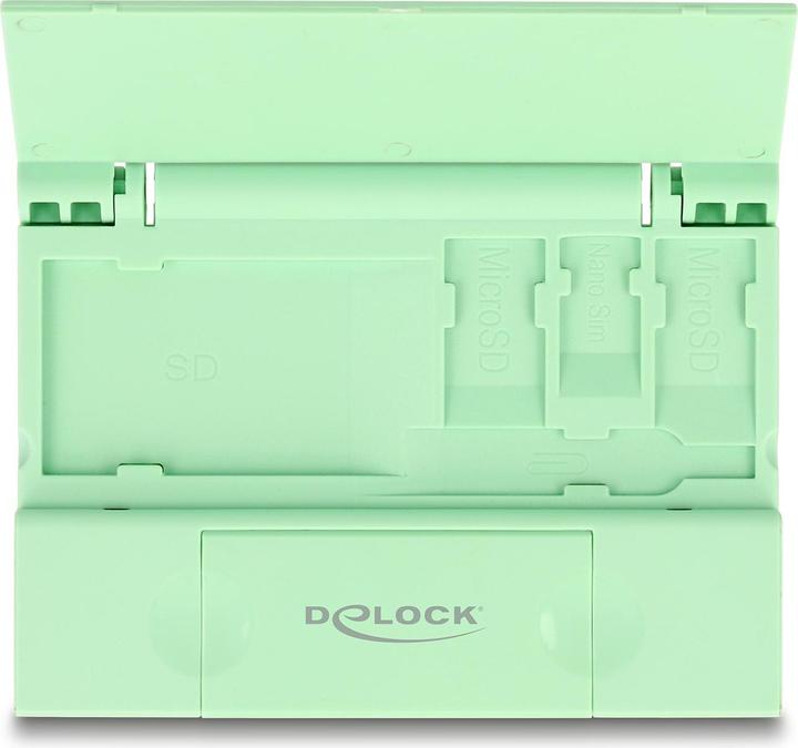 Produktbild Delock 91015 - Card Reader USB 5 Gbps USB Type-C Typ-A für SD und Micro SD Speicherkart (USB-C 3.2 Gen 1)