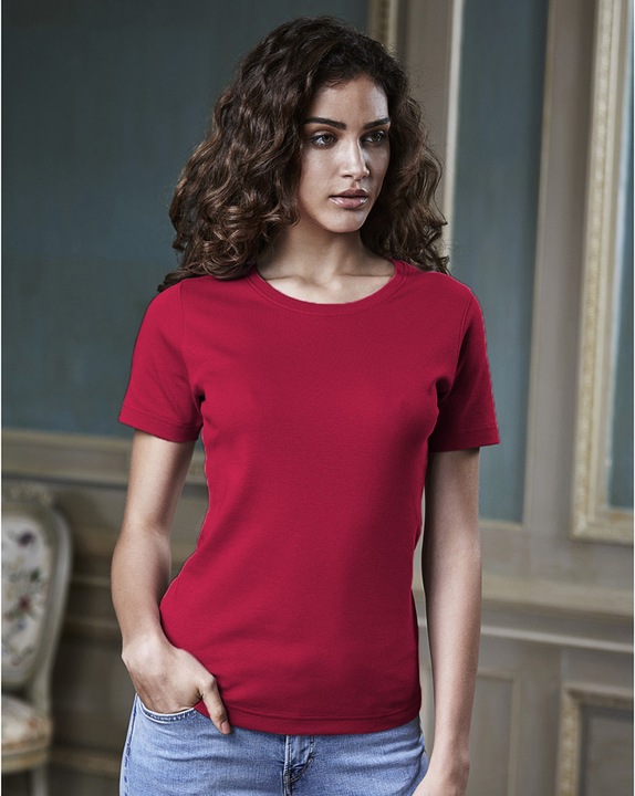 Image du produit Tee Jays T-shirt interlock col rond manches courtes (S)