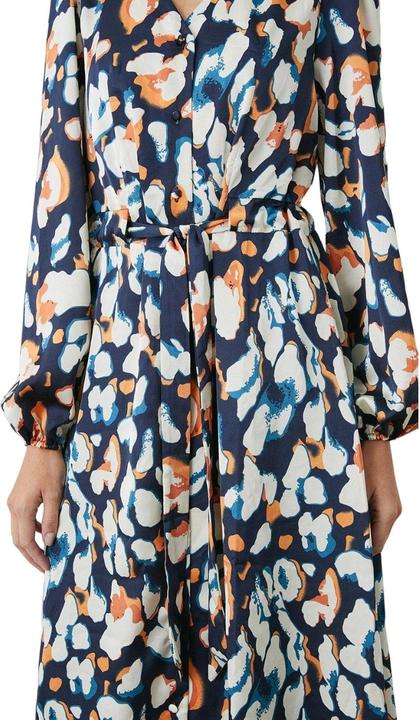 Image du produit Principles Robe midi boutonnée en satin abstrait pour femmes/femmes (38)