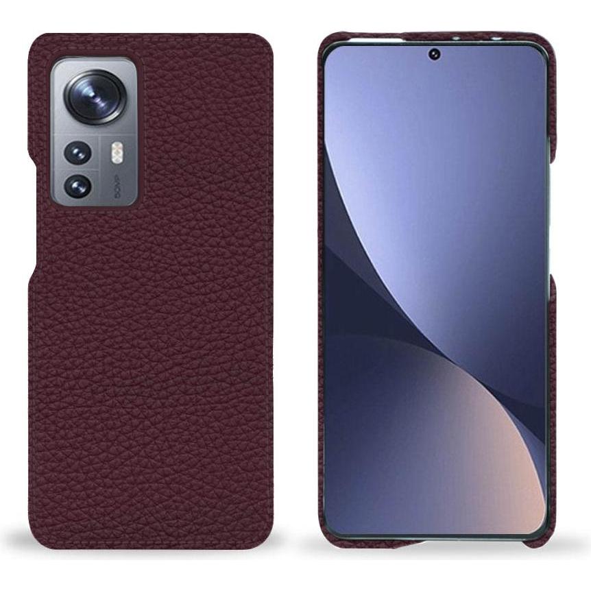 Noreve Lederschutzhülle (Xiaomi 12 Pro), Smartphone Hülle, Violett