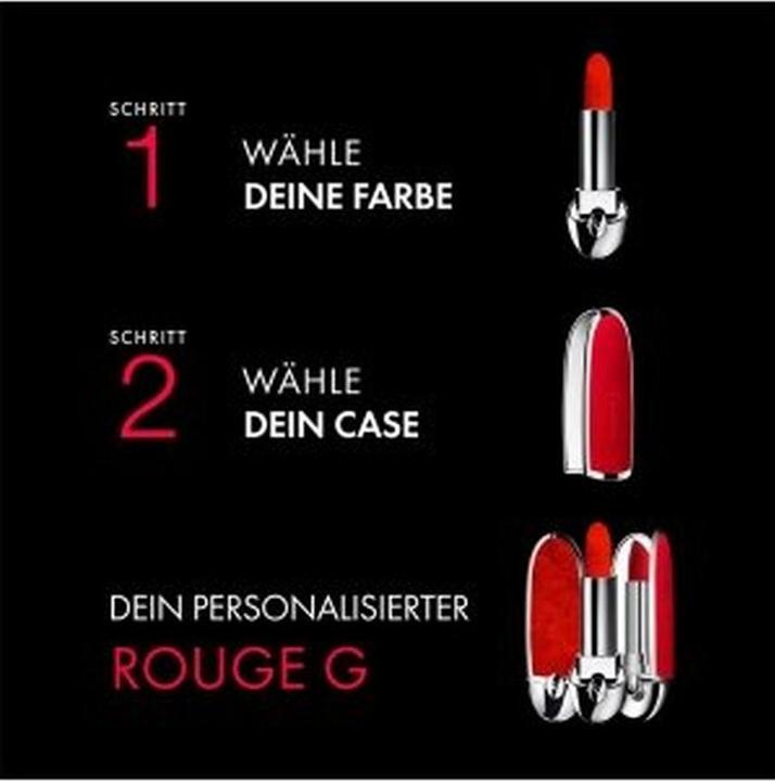 Actual product image Guerlain Rouge G de Legendary Reds (1870 Rouge Impérial Satin)