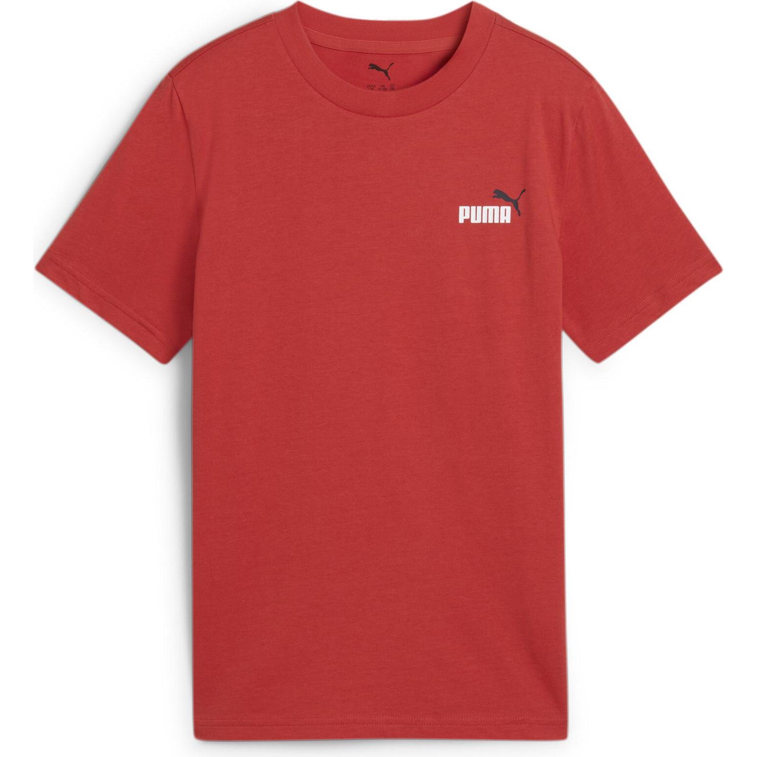 Puma, Herren, Sportshirt, ESS 2 COLOR Small No. 1 Logo Tee B (164), Rot, 164