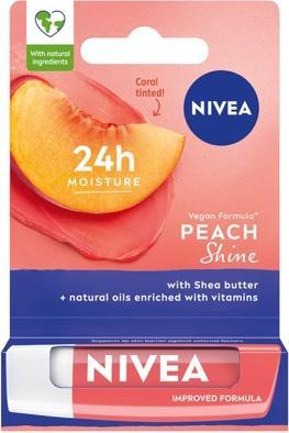 Produktbild NIVEA Peach Shine Nourishing Lipstick 5.5Ml (Lippenbalsam, 5.50 ml)