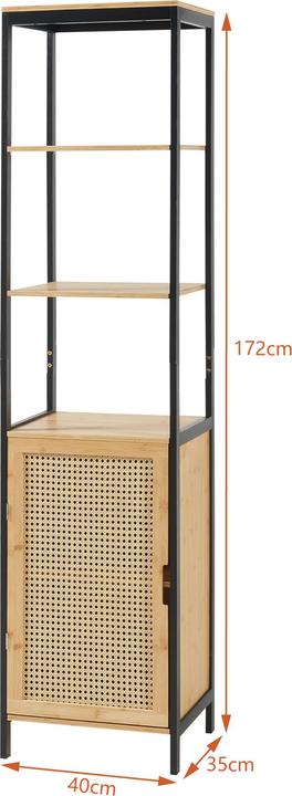 Actual product image En.Casa Tervola (40 x 35 x 172 cm)