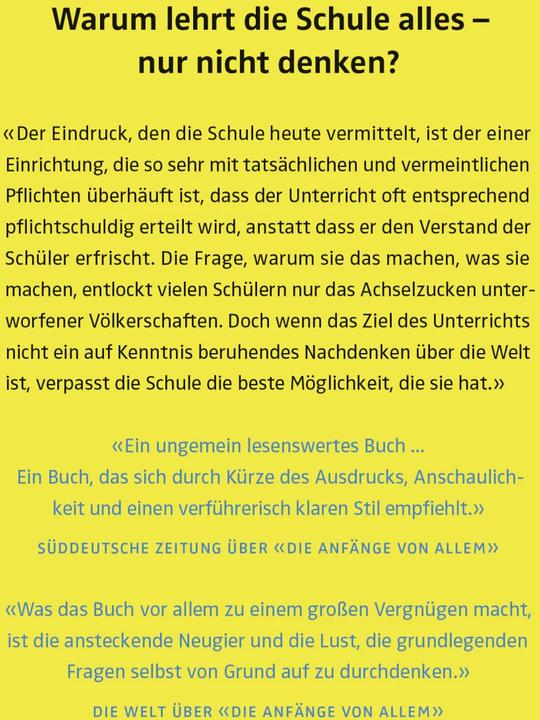 Produktbild Ist die Schule zu blöd für unsere Kinder? (Deutsch, Jürgen Kaube, 2019)