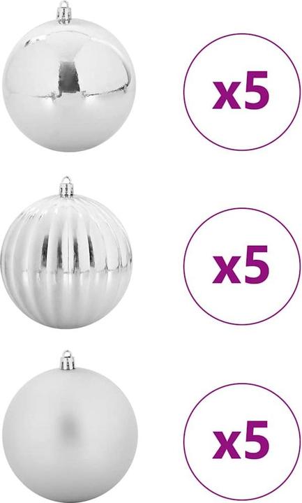 Produktbild vidaXL Weihnachtskugeln