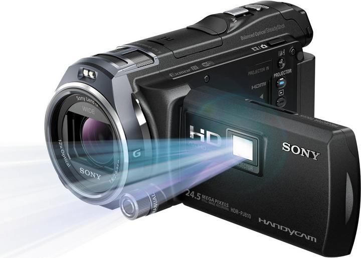 Image du produit Sony HDR-PJ810E Handycam avec projecteur intégré (6.14 Mpx, 50i, 12 x)