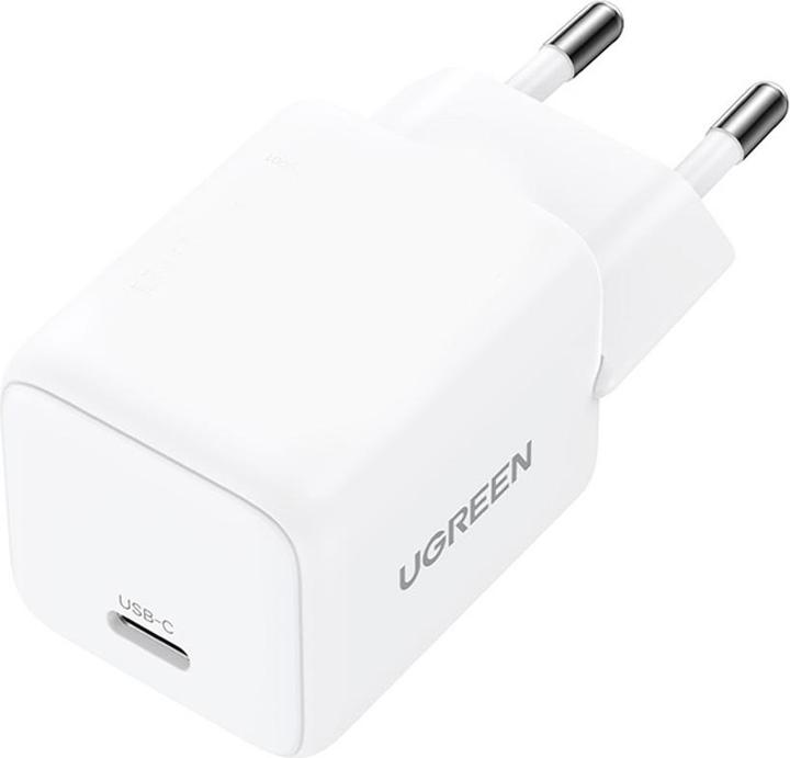 Productafbeelding Ugreen - Wall Charger X512 (55554) - USB-C, GaN, Fast Charging, 20W, PD3.0, QC4, 3A - White (20 W)