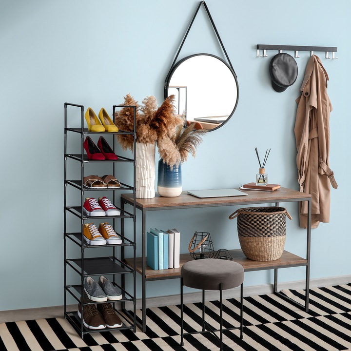 Actual product image Relaxdays Shoe rack (33 x 33 x 140 cm)