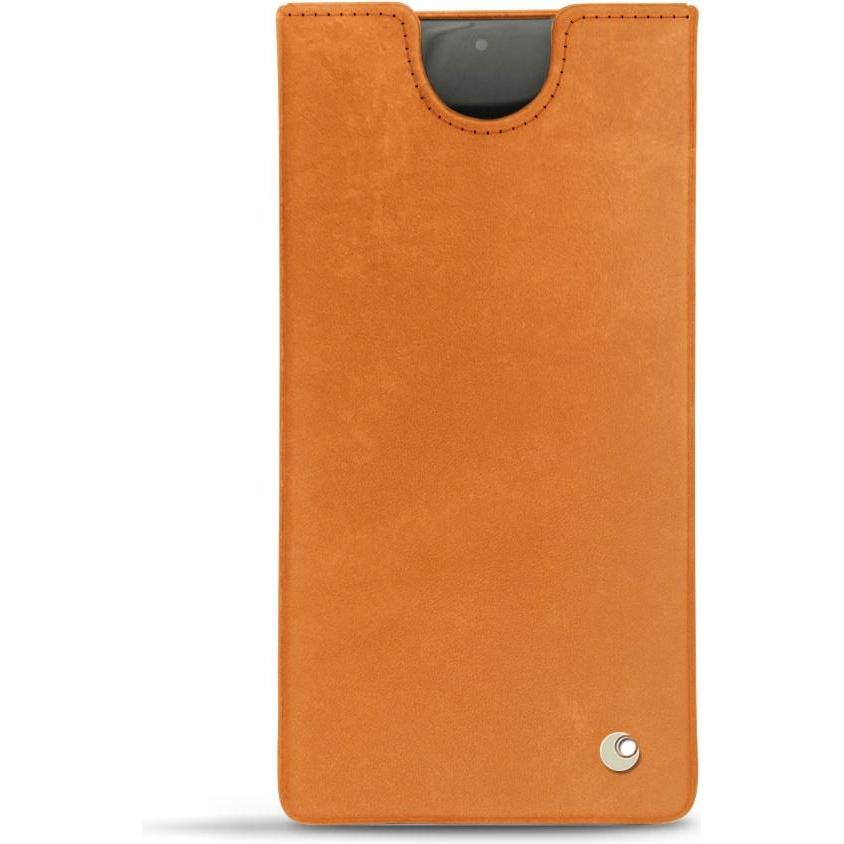 Noreve Lederschutzhülle (Samsung Galaxy Note 10+), Smartphone Hülle, Orange