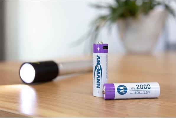 Actual product image Ansmann Li-Ion Premium battery (4 pcs., AA, 1800 mAh)
