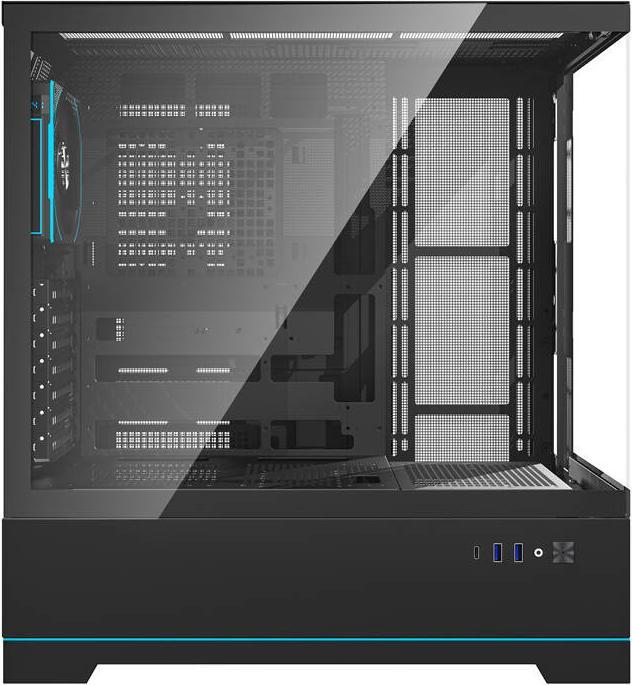 Actual product image Darkflash Tech Darkflash DY451 PRO computer case with fan (black) (ATX, mATX, ITX)
