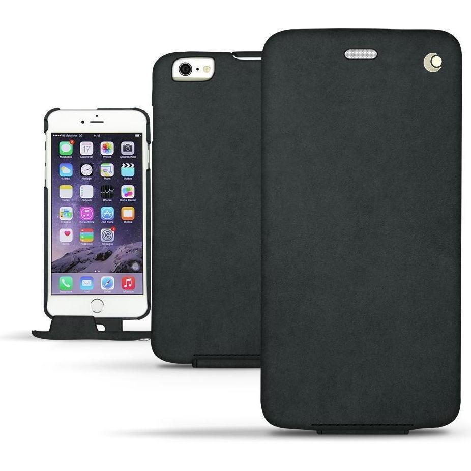 Noreve Lederschutzhülle vertikal (Apple iPhone 6 Plus), Smartphone Hülle, Schwarz