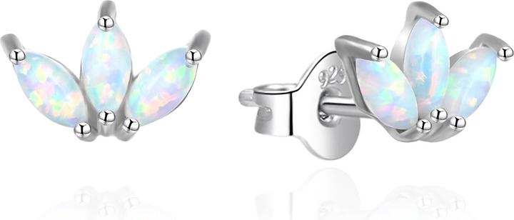 Immagine prodotto Agato - Charming silver earrings with synthetic opal AGT-E205PO (Argento)