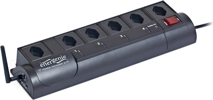 Produktbild Energenie IP-/WLAN-Steckdosenleiste (6 x, Typ 13, 1.80 m)