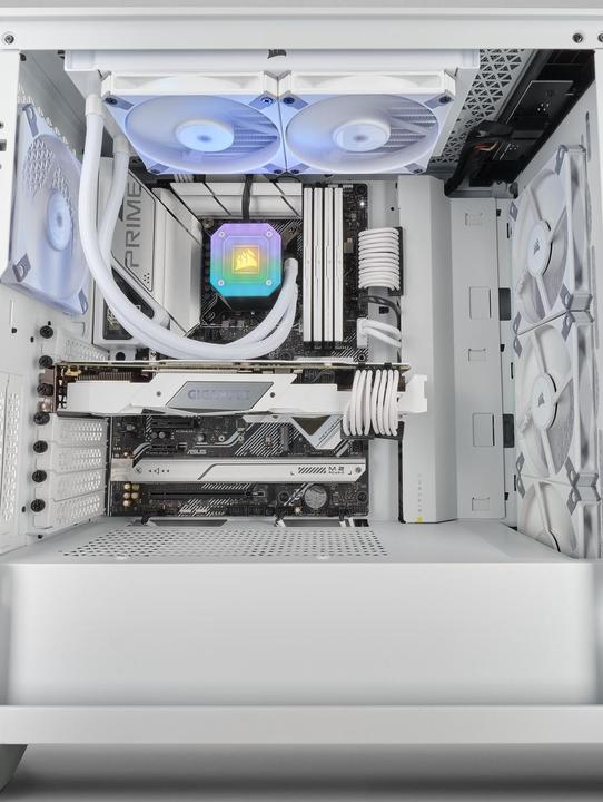 Produktbild Corsair AFS Series, AF120 SLIM WHITE, 120mmx15mm Fluid Dynamic Fan, Single Pack (120 mm, 1x)