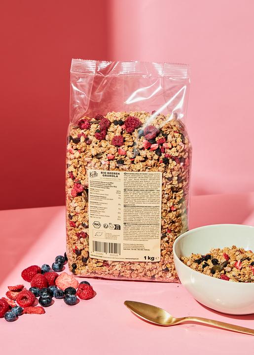 Produktbild KoRo Bio Granola Müsli mit Beeren (1000 g)