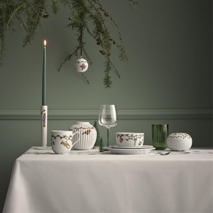 Image du produit Kähler Hammershoi Jul Porte-bougies de Noël (Ø 9.5 x 20 cm)