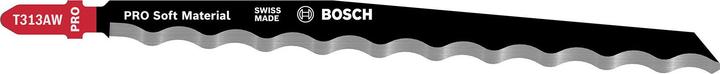 Bosch Professional Zubehör Lame de scie sauteuse PRO Soft Material T313AW, 152 mm, 3 pcs.