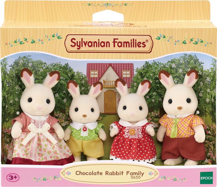 Image du produit Sylvanian Families Famille de lapins en chocolat