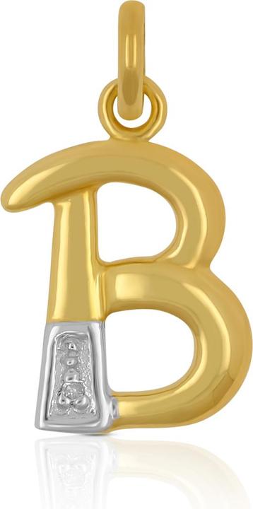 Image du produit Muau Lettre (750, Or blanc, Or jaune 18 carats)