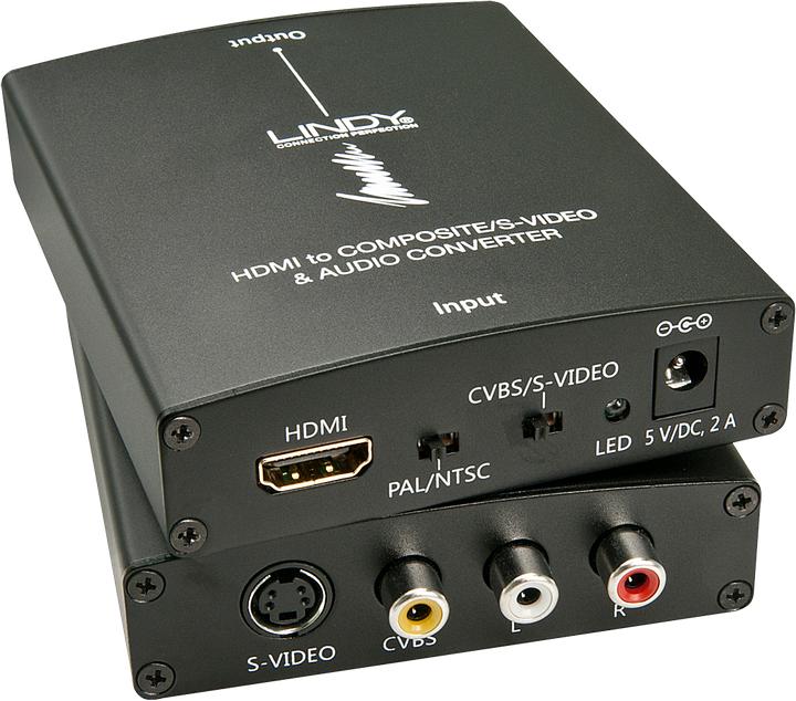 Actual product image Lindy HDMI to SVHS/S-Video or Composite Video & Audio Converter (Digital -> Analog)