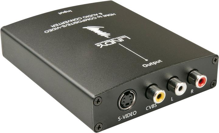 Lindy HDMI to SVHS/S-Video or Composite Video & Audio Converter (Digital -> Analog)