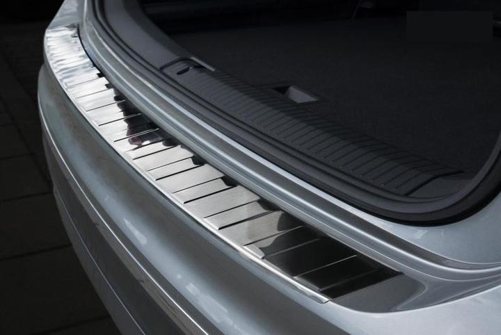 Aristar Protezione paraurti in acciaio inox per VW Tiguan + Allspace dal 2016 a oggi (Posteriore, Effigie)