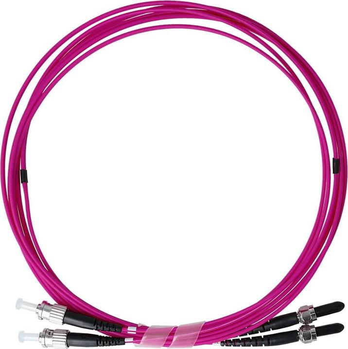 Immagine prodotto BlueOptics Cavo patch duplex in fibra ottica ST-FSMA Multimode OM4 7,5 metri (S/UTP, CAT8.2, 7.50 m)