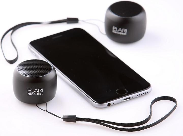 Elari ELNB1BLK NanoBeat Bluetooth Lautsprecher schwarz (10 h)