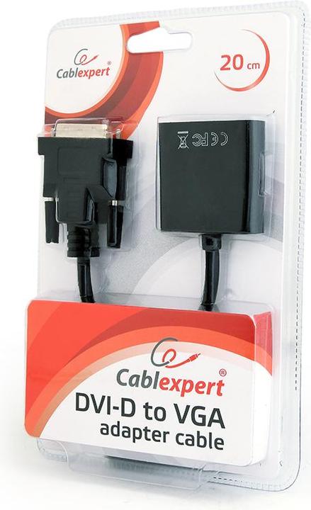 Actual product image Gembird AB-DVID-VGAF-01 DVI-D to (DVI, 20 cm)