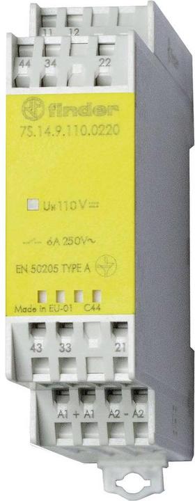 Image du produit Finder Module relais avec contacts à manoeuvre forcée
