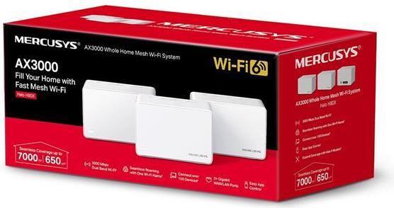 Actual product image Mercusys AX3000 Whole Home Mesh Wi-Fi System
