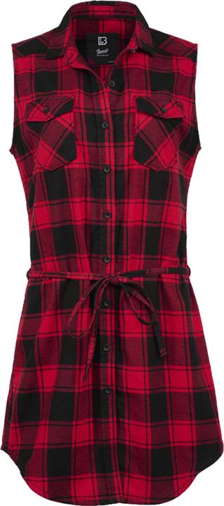 Actual product image Brandit Ladies Gracey Longshirt Top Size 5XL Colour Red/Black (5XL)