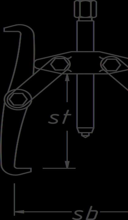 Actual product image HAZET Universal puller ∙ 2-arm 1783-22