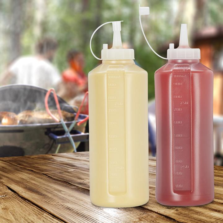 Image du produit Relaxdays 4x Bouteille-à-sauce