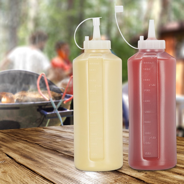 Actual product image Relaxdays 4x squeeze bottle (1 l)