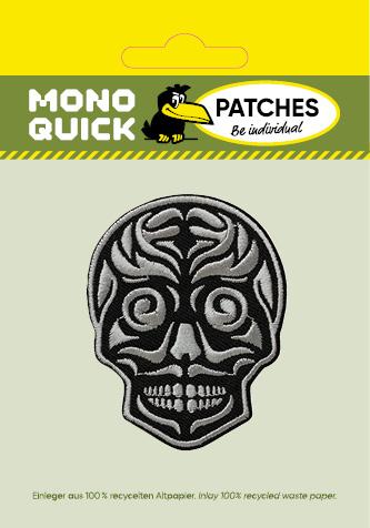 Actual product image Mono Quick Totenkopf schwarz/grau (1 x)