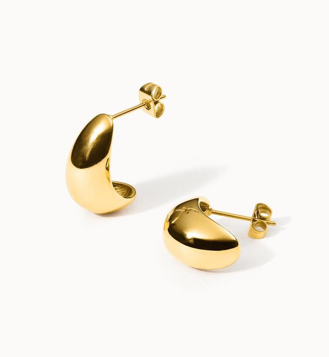 Image du produit Purelei Big Drop Ohrringe gold (Acier inoxydable)
