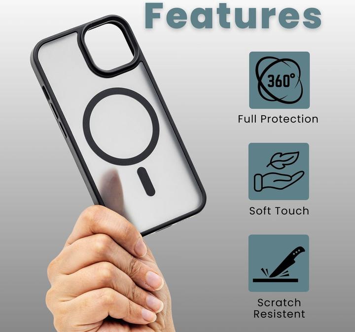 Actual product image Cadorabo Case for Apple iPhone 12 PRO MAX compatible with Magsafe Protective Cover (Apple iPhone 12 Pro Max)