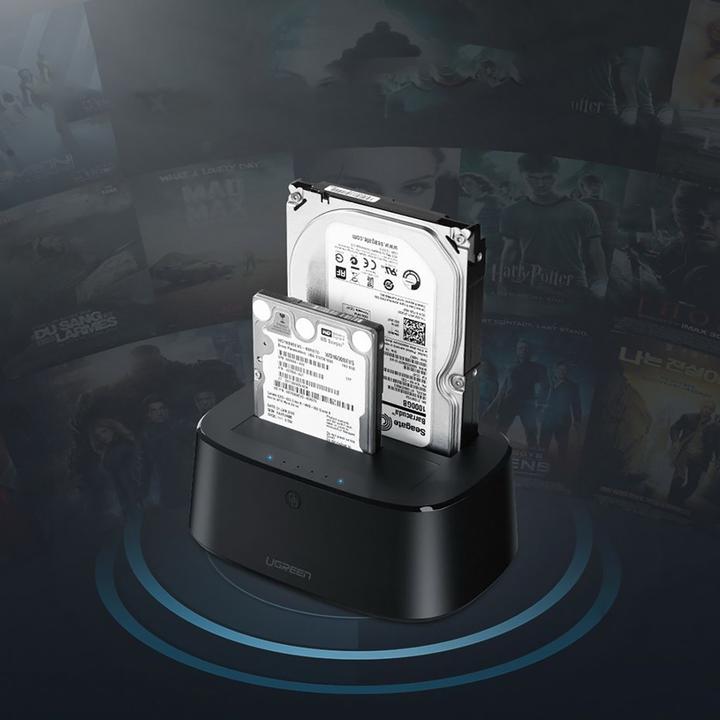 Produktbild Ugreen SATA Hard Drive Docking Station für 2.5" und 3.5" SSD HDD (2.5", 3.5")