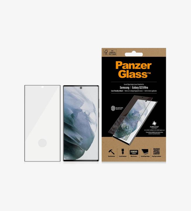 Produktbild PanzerGlass Case Friendly (1 Stk., Samsung Galaxy S22 Ultra)