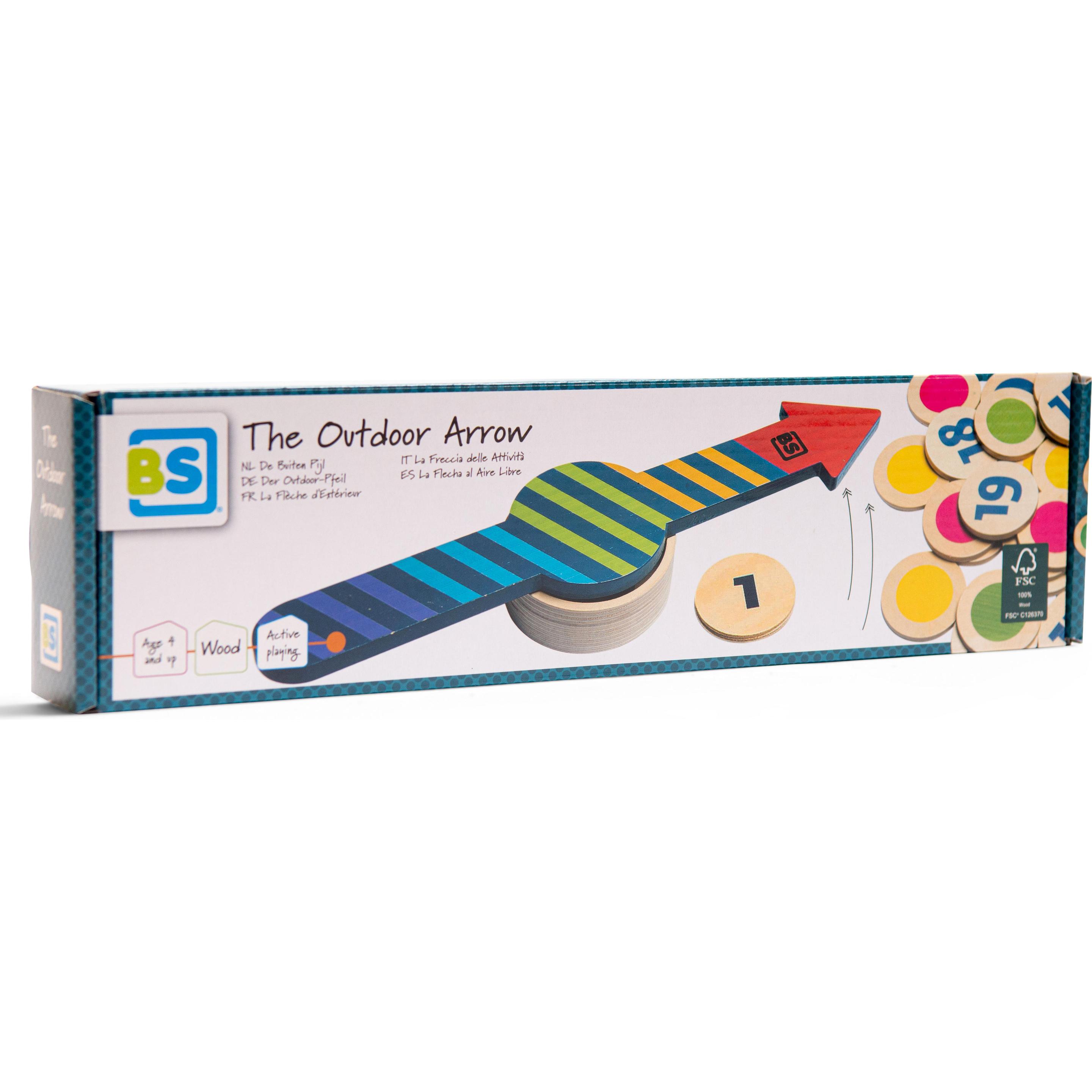 BS Toys Der Outdoor Arrow Wood - Kinderleicht (Französisch, Deutsch, Italienisch, Englisch)